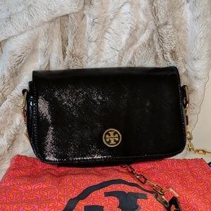 Tory Burch black leather cross body